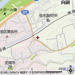 和歌山県橋本市向副442周辺の地図