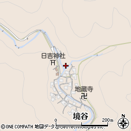 和歌山県岩出市境谷周辺の地図