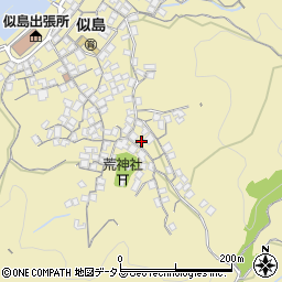 広島県広島市南区似島町周辺の地図