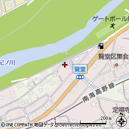 和歌山県橋本市賢堂1047周辺の地図