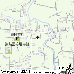 香川県高松市国分寺町新居2488-4周辺の地図