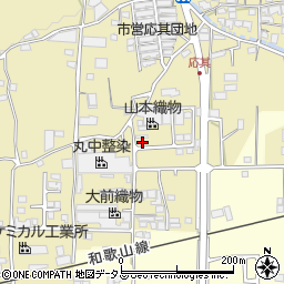 和歌山県橋本市高野口町応其100-22周辺の地図