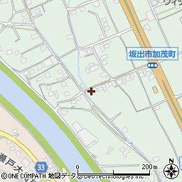 香川県坂出市加茂町甲36周辺の地図