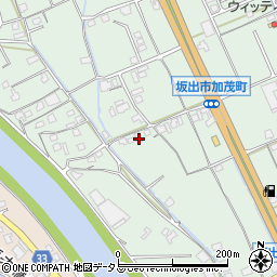 香川県坂出市加茂町甲40周辺の地図