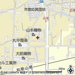 和歌山県橋本市高野口町応其100-17周辺の地図