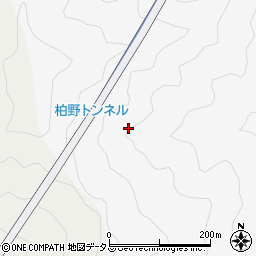 雉子放トンネル周辺の地図