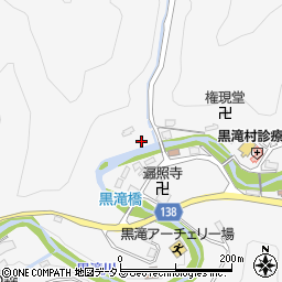 奈良県吉野郡黒滝村寺戸周辺の地図