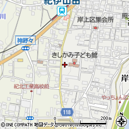 和歌山県橋本市岸上199周辺の地図