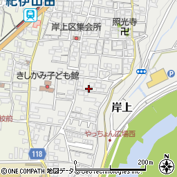 和歌山県橋本市岸上132-10周辺の地図