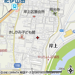 和歌山県橋本市岸上132周辺の地図