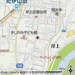 和歌山県橋本市岸上132-8周辺の地図