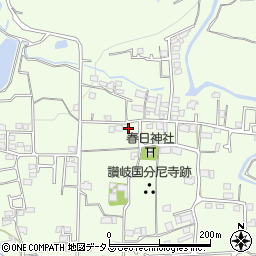香川県高松市国分寺町新居2396-16周辺の地図