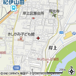 和歌山県橋本市岸上237周辺の地図