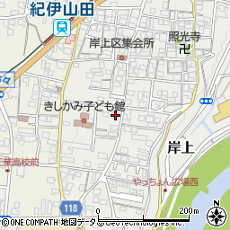 和歌山県橋本市岸上202-3周辺の地図