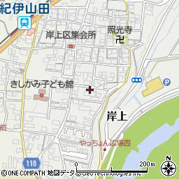 和歌山県橋本市岸上246周辺の地図