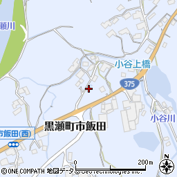 広島県東広島市黒瀬町市飯田286-1周辺の地図