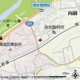 和歌山県橋本市向副1211周辺の地図