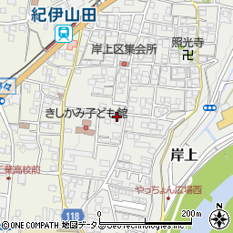 和歌山県橋本市岸上207周辺の地図