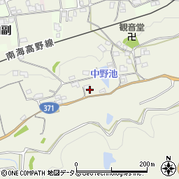 和歌山県橋本市向副358周辺の地図