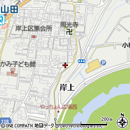 和歌山県橋本市岸上490-1周辺の地図
