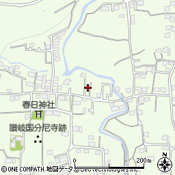 香川県高松市国分寺町新居2486-5周辺の地図