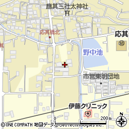 和歌山県橋本市高野口町応其208周辺の地図
