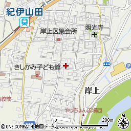 和歌山県橋本市岸上238周辺の地図