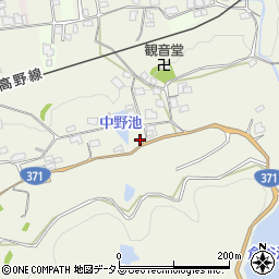 和歌山県橋本市向副332周辺の地図