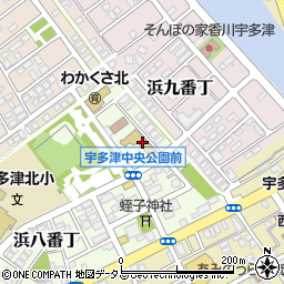 香川短大附属周辺の地図