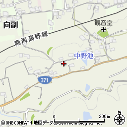 和歌山県橋本市向副360周辺の地図