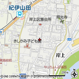 和歌山県橋本市岸上208周辺の地図