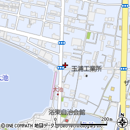 多田生花花輪店周辺の地図