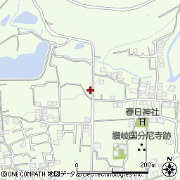 香川県高松市国分寺町新居2338-2周辺の地図