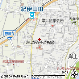 和歌山県橋本市岸上212-4周辺の地図