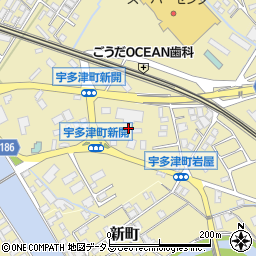 香川県綾歌郡宇多津町新開2384周辺の地図