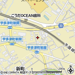香川県綾歌郡宇多津町2433-17周辺の地図