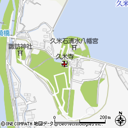 久米寺周辺の地図