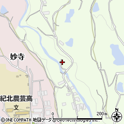 和歌山県伊都郡かつらぎ町中飯降651周辺の地図