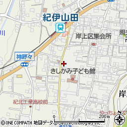和歌山県橋本市岸上213周辺の地図