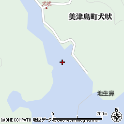 黒崎浦周辺の地図