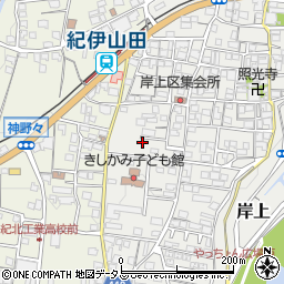 和歌山県橋本市岸上211-1周辺の地図