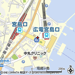 株式会社藤い屋　宮島口店周辺の地図