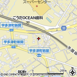香川県綾歌郡宇多津町2433-13周辺の地図