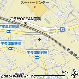 香川県綾歌郡宇多津町2433-16周辺の地図