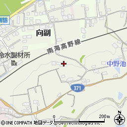 和歌山県橋本市向副384周辺の地図