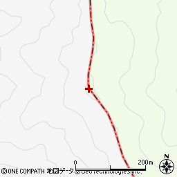 三谷山周辺の地図