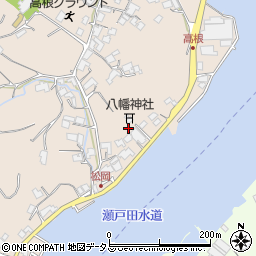 広島県尾道市瀬戸田町高根496周辺の地図