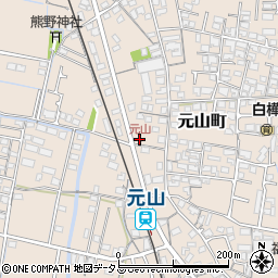 元山周辺の地図