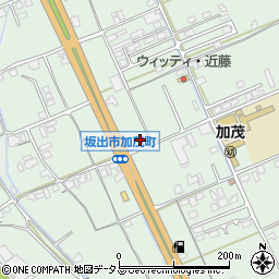 香川県坂出市加茂町甲82周辺の地図