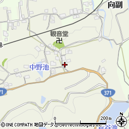 和歌山県橋本市向副308周辺の地図